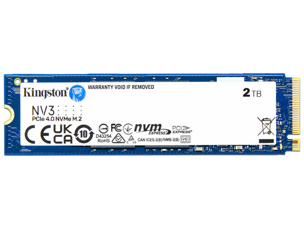 Unidad de Estado Sólido Kingston SNV3S de 2TB, Velocidad de Lectura de 6000MB/s, Velocidad de Escritura de 5000MB/s, M.2 NVMe PCIe 4.0.