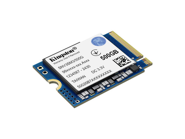 Unidad de Estado Sólido Kingston SNV3SM3 de 500GB, M.2 NVMe PCIe 4.0.