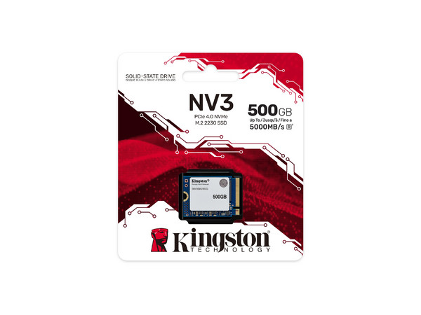 Unidad de Estado Sólido Kingston SNV3SM3 de 500GB, M.2 NVMe PCIe 4.0.