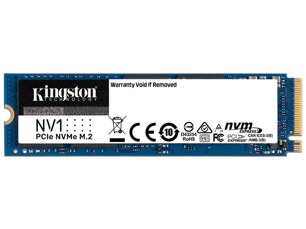 Unidad de estado sólido Kingston NV1 de 250GB, M.2 NVMe PCIe. Empaque Original Desgastado, Producto con Desgaste y Uso Visible