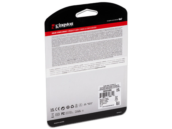 Unidad de estado sólido Kingston NV1 de 500GB, M.2 NVMe PCIe.