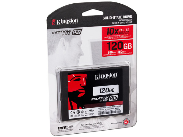 Unidad de Estado Sólido Kingston SSDNow UV300 de 120 GB, 2.5