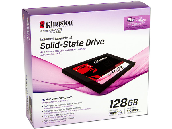 Unidad de Estado Sólido Kingston SSDnow V200 de 128GB, 2.5
