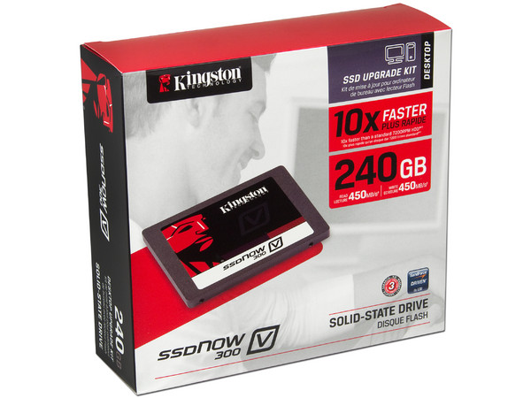 Kit para Desktop de Unidad de Estado Sólido Kingston SSDNow V300 de 240 GB, 2.5