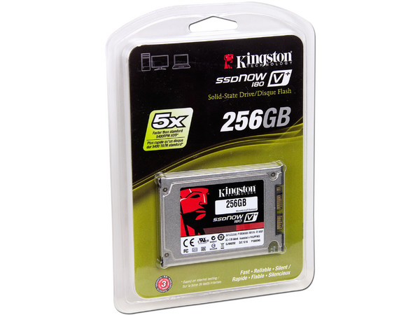 Unidad de Estado Sólido Kingston SSDNow Serie 180 V+ de 256 GB, 1.8
