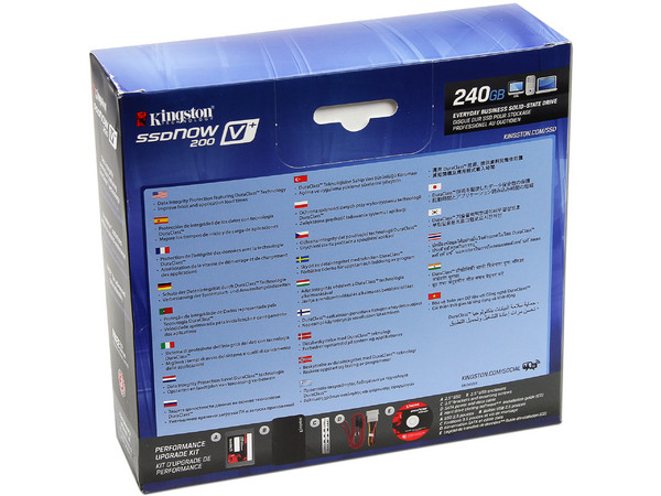 Kit de Actualización de Unidad de Estado Sólido Kingston SSDNow V+200 de 240GB, 2.5