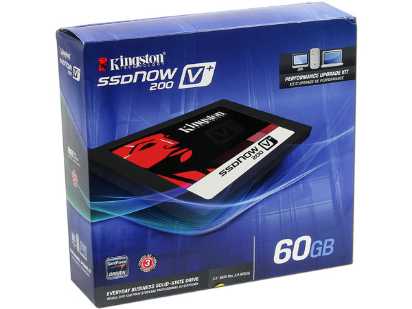   Kit de Actualización de Unidad de Estado Sólido Kingston SSDNow V+200 de 60GB, 2.5