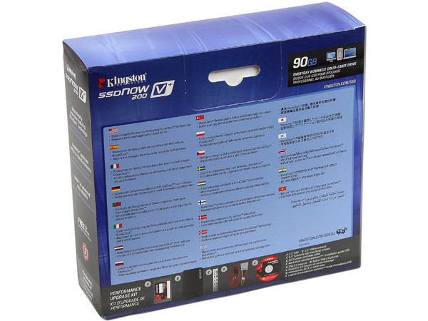 Kit de Actualización de Unidad de Estado Sólido Kingston SSDNow V+200 de 90GB, 2.5