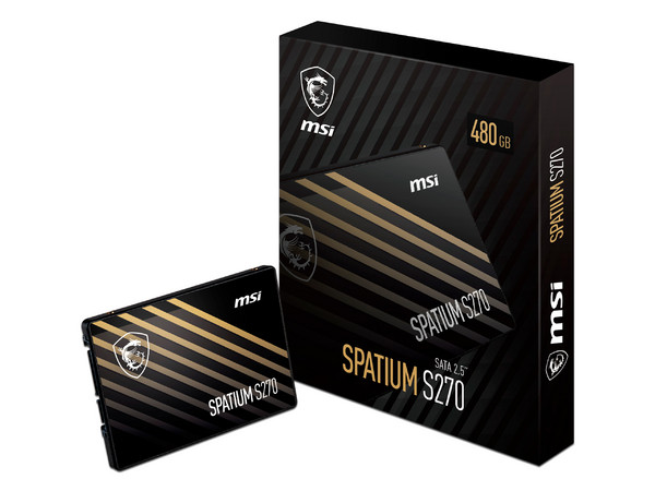 Unidad de Estado Sólido MSI Spatium S270 de 480GB, 2.5