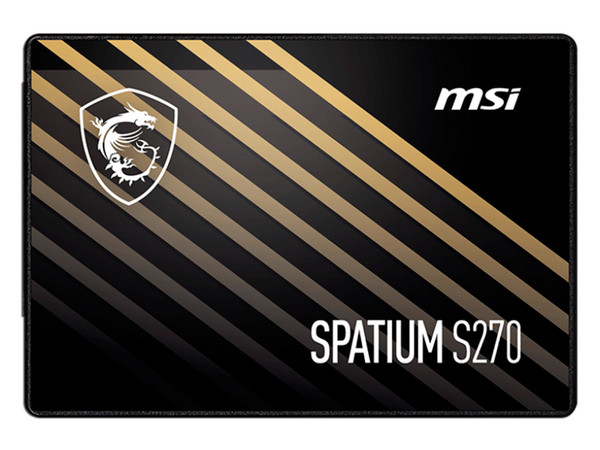 Unidad de Estado Sólido MSI Spatium S270 de 240GB, SATA III (6Gb/s).