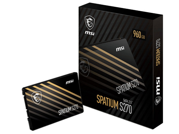 Unidad de Estado Sólido MSI Spatium S270 de 960GB, 2.5