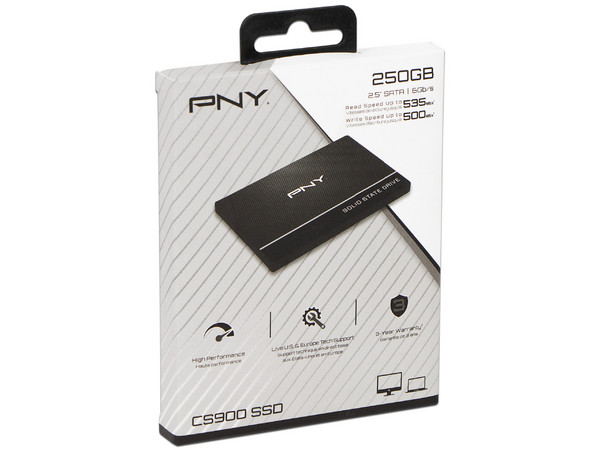 Unidad de Estado Sólido PNY CS900 de 250 GB, 2.5