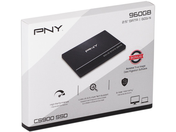 Unidad de Estado Sólido PNY CS900 de 960 GB, 2.5
