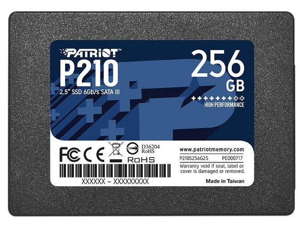 Unidad de Estado Sólido Patriot P210 de 256 GB, 2.5