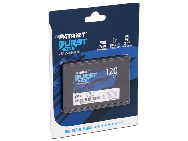 Unidad de Estado Sólido Patriot Burst Elite de 120GB, 2.5