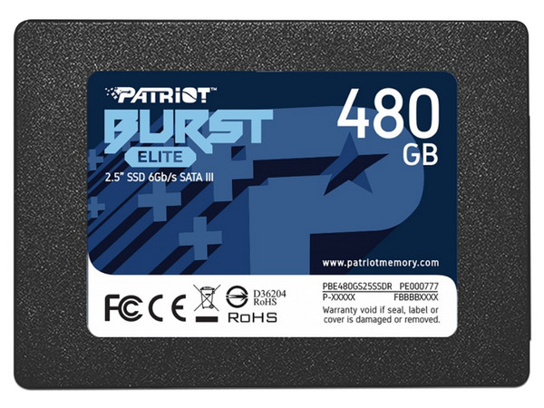 Unidad de Estado Sólido Patriot Burst Elite de 480 GB, 2.5