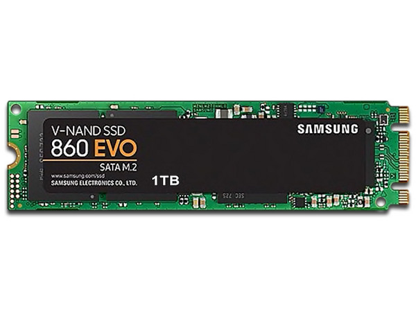 Unidad de Estado Sólido Samsung 860 EVO de 1TB, M.2 SATA III(6Gb/s).