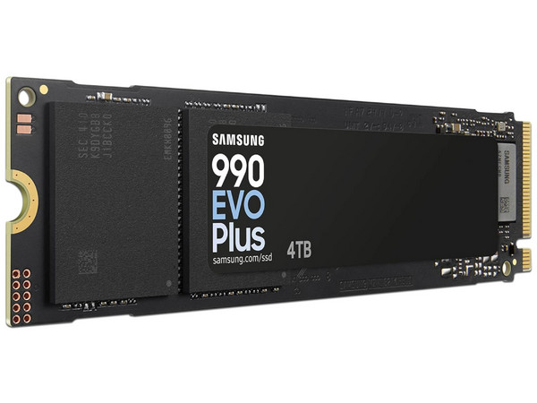 Unidad De Estado Sólido Samsung 990 EVO Plus 4TB M.2 PCIe 2280 NVMe Color Negro.