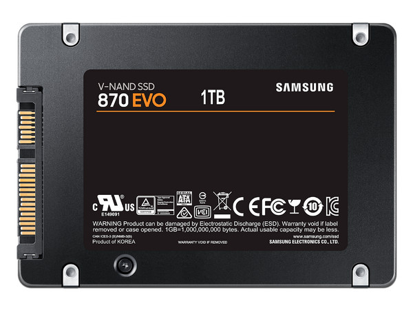 Unidad de estado sólido Samsung 870 EVO de 1TB, M.2 NVMe PCIe 4.0.