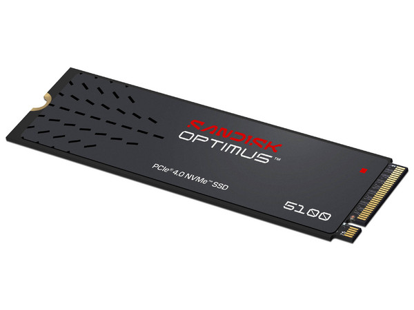 Unidad de Estado Sólido Sandisk Optimus 5100 de 500GB, Velocidad de Lectura de 6600 MB/s, Velocidad de Escritura de 5600 MB/s, M.2 NVMe PCIe 4.0.
