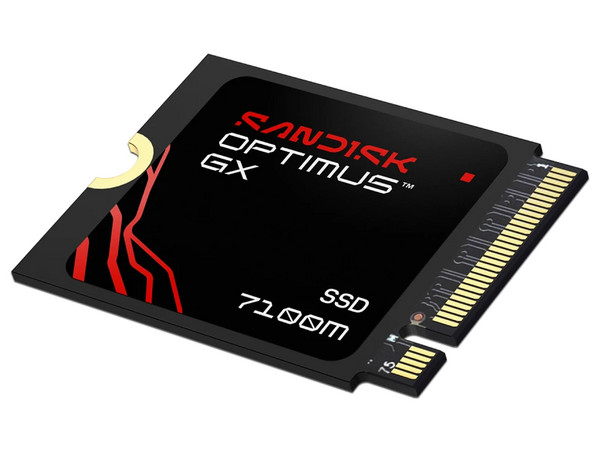 Unidad de Estado Sólido SanDisk  Optimus GX 7100M de 1TB, M.2 PCIe NVMe 4.0.
