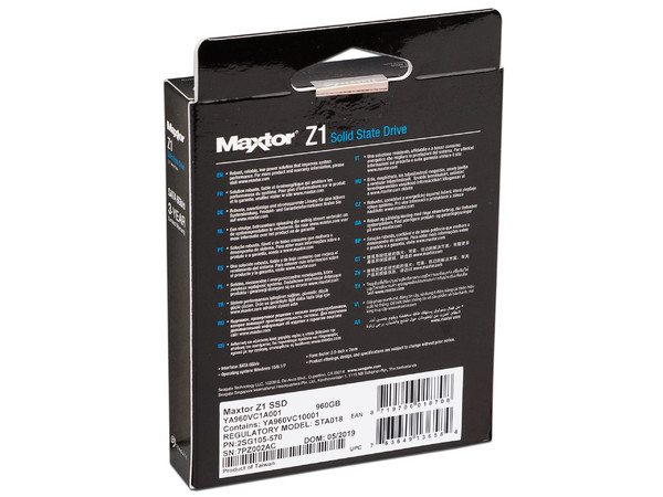 Unidad de Estado Sólido Seagate Maxtor Z1 de 960GB, 2.5