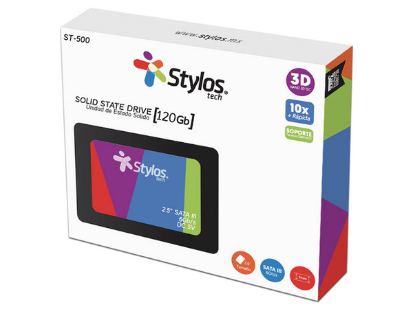 Unidad de Estado Sólido Stylos STMSSD1B de 120GB, 2.5
