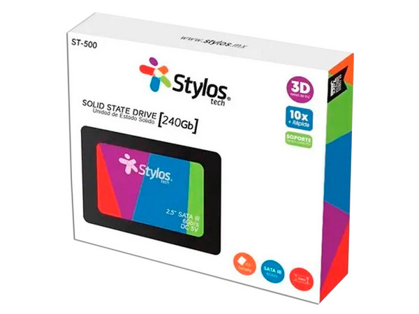 Unidad de Estado Sólido Stylos   STMSSD2B de 240 Gb, 2.5