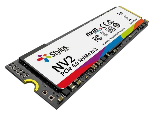Unidad de Estado Sólido Stylos de 1TB, M.2 NVMe PCIe 4.0.