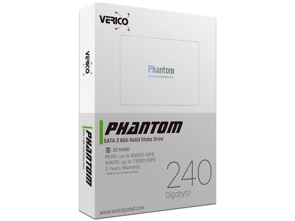 Unidad de Estado Sólido Verico Phantom de 240GB, 2.5