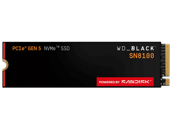 Unidad de Estado Solido Western Digital WD Black SN8100 NVMe 1TB, M.2 2280 PCIe Gen4/Gen5.