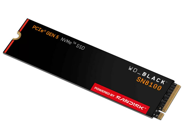 Unidad de Estado Solido Western Digital WD Black SN8100 NVMe 1TB, M.2 2280 PCIe Gen4/Gen5.