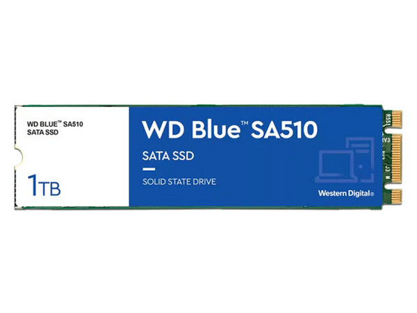 Unidad de Estado Sólido Western Digital WD Blue SA510 de 1TB, M.2 SATA III.