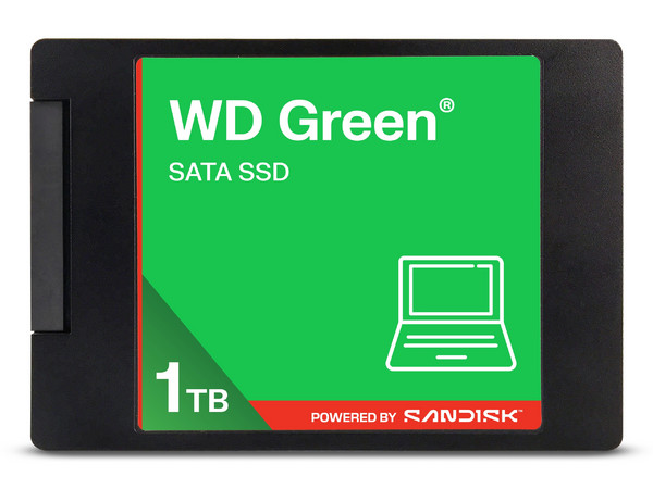 Unidad de Estado Sólido WESTERN DIGITAL Green WDS100T5G0A de 1TB, Formato 2.5