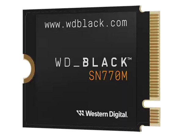 Unidad de Estado Sólido Interna WD Black SN770M 2 TB, M.2 2230, NVMe PCIe Gen4 x4, Lectura 5150 MB/s, Escritura 4850 MB/s, TBW 1200.