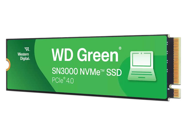 Unidad de Estado Sólido Western Digital Green SN3000 de 2TB, M.2 NVMe PCIe 4.0.