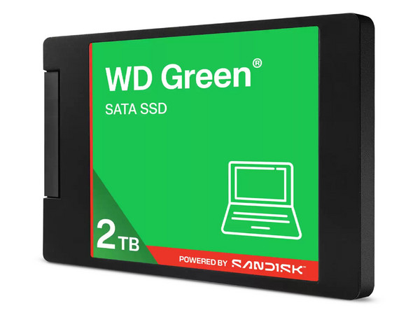 Unidad de Estado Sólido WD Green SATA, 2TB, 2.5