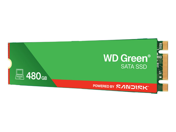 Unidad de Estado Sólido WESTERN DIGITAL Green SN350 de 480GB, Velocidad de Lectura 2400MB/s, Velocidad de 1650MB/s, M.2 NVMe PCIe 3.0.
