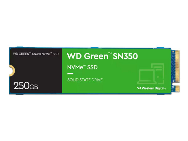 Unidad de Estado Sólido Western Digital WD Green SN350 de 250GB, PCIe 3.0.