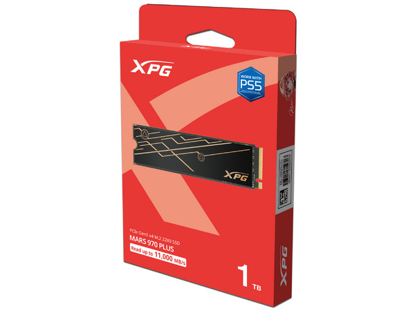 Unidad de Estado Sólido XPG MARS 970 PLUS de 1TB, NVMe PCIe 5.0.
