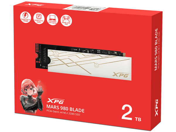 Unidad De Estado Sólido XPG MARS 980 BLADE, 2TB, M.2, PCIe.
