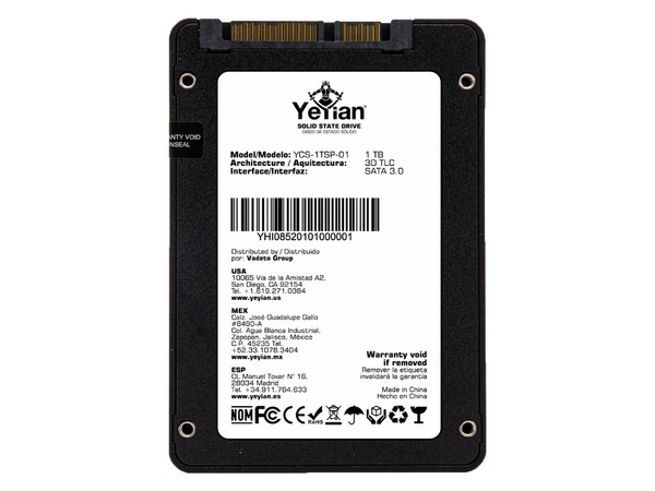 Unidad de Estado Sólido Yeyian Valk 3500 de 1TB, 2.5