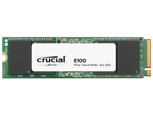 Unidad de Estado Sólido Crucial E100 de 480GB, M.2 NVMe PCIe 4.0.