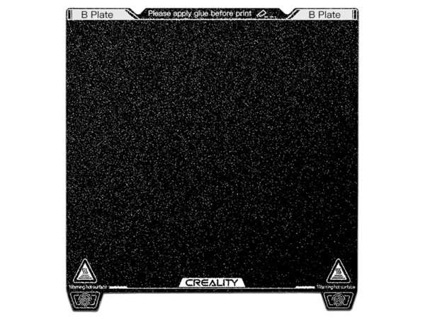 Base de Construcción Creality Premium PEI, Resina Epoxy, 235mm x 235mm, Compatible con Impresoras 3D FDM. Color Negro.