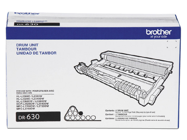 Tambor Brother DR-630, Color Negro, 12.000 Páginas