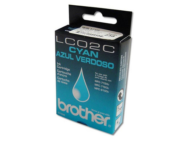 TINTA BROTHER LC02C CYAN Modelo: LC02C