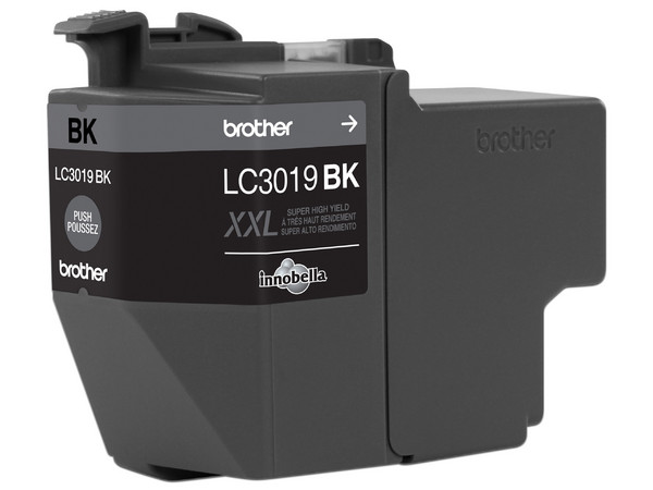 Tinta Brother LC-3019BK negra, rendimiento de 3,000 páginas, compatible con MFC-J5330DW, MFC-J6530DW, MFC-J6930DW.