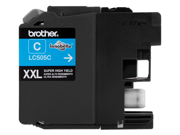 Cartucho de Tinta Brother LC505C, color cian.