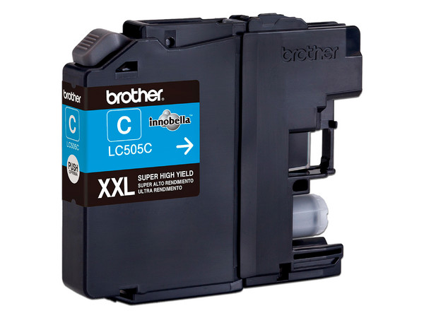 Cartucho de Tinta Brother LC505C, color cian.
