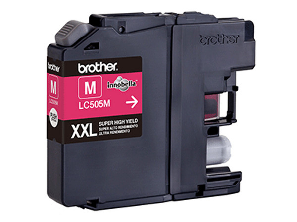 Cartucho de Tinta Brother LC505M, color Magenta.